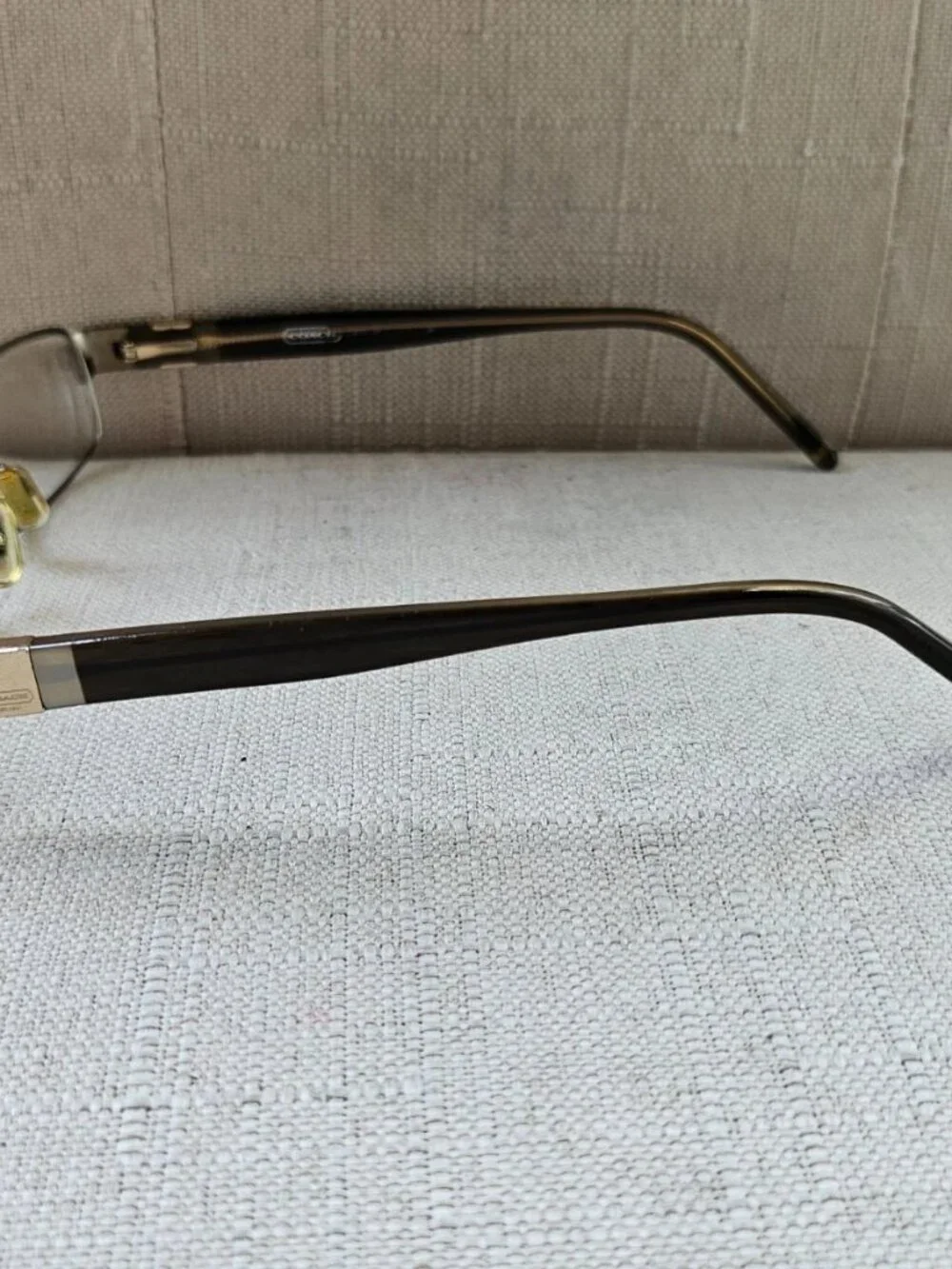 Coach Women Eyeglasses Frame Dark Olive Tone Eyewear Full Rim metal Glasses